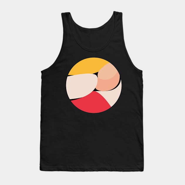 Original abstract modern minimalist design art Tank Top by dvongart